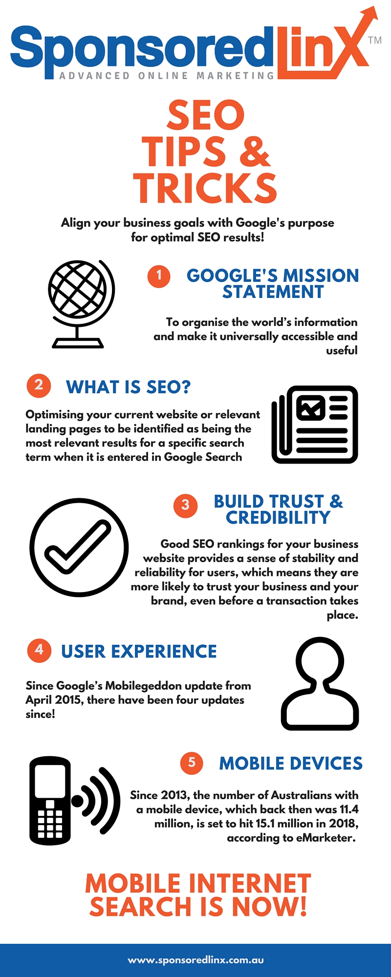 SEO Tips & Tricks Infographic # 1